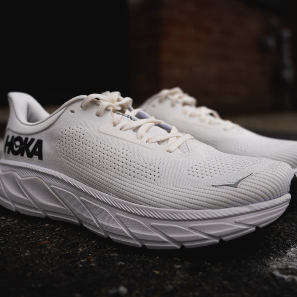 Hoka White Running Shoes